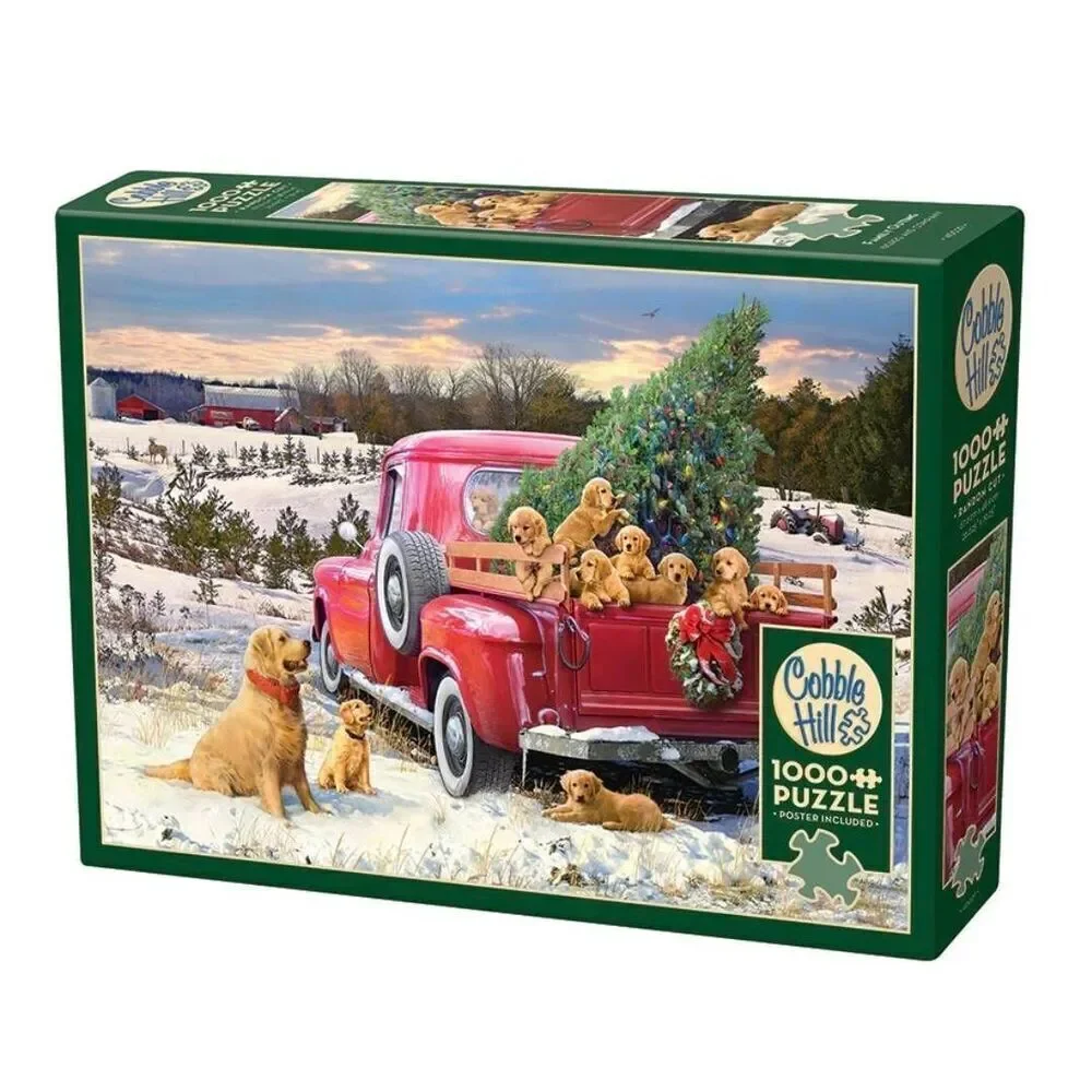 Cobble Hill Family Outing Dogs 1000 pc Jigsaw Puzzle